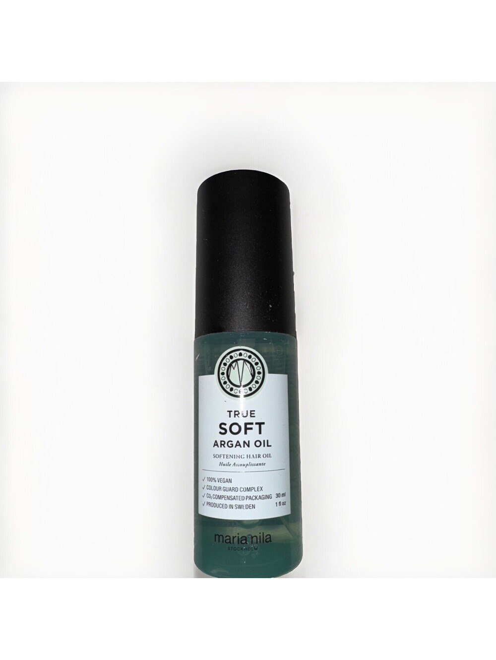 Maria Nila True Soft Argan Oil 1 oz Softening Hair Vegan Made In Switzerland